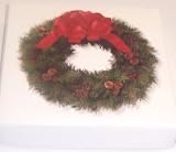 Scott's Cakes Yogurt Pretzels with Christmas Color Non-Pareils 1 Pound Wreath Box