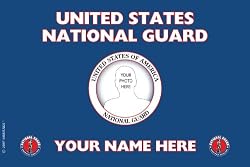 National Guard Small Vehicle Bumper Sticker