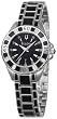 Bulova #98R129 Women's Stainless Steel Black Enamel Diamond Watch