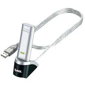 ZyXEL G202 802.11g USB Wireless Adapter with Weighted Desktop Base, WPA2 and Software... by ZyXel