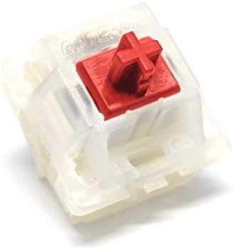 120 * Gateron KS-3 Mechanical MX type Key Switch - clear top [ Red 45g Linear]