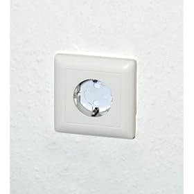 Helly-Lot de 10 Caches Prise de Courant Blancs - Securite Enfant Bébé