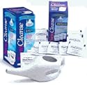 SinuCleanse Neti Pot Kit with 90 packets of Natural Saline Solution