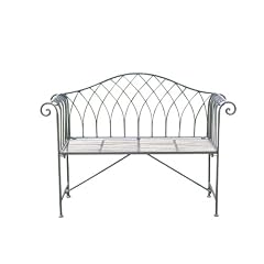 My Garden Gartenbank, Eisen, unterverzinkt und pulverbeschichtet, Gr��e: 130 x 47 x 95 cm, Farbe: bronce