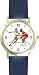 Basketball Players - One on One - Basketball Theme - WATCHBUDDY  DELUXE TWO-TONE THEME WATCH - Arabic Numbers - Blue Leather Strap-Women's Size-Small