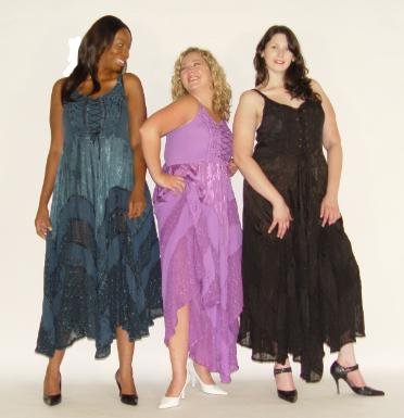 Plus Size Corset Dress Hand Embroidered Stylish Sexy and Elegant New 2008 Spring Collection Sizes Available: 1x, 2x, 3x, 4x, 5x