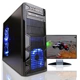 Titanium Gamer AMTI9026 Gaming Computer with 3.0GHz AMD Athlon II X2 250 Dual-Core processor, 4GB DDR3/1333, 500GB SATAII, DVD-RW, ATI Radeon HD 5750 1GB Video, 700 watt Power Supply, Microsoft Windows 7 Home Premium Full Version CD 64 bit