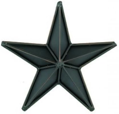 Extra Large Heavy Duty Industrial Dimensional Steel Metal Barn Star, 31-inch, Matte Black