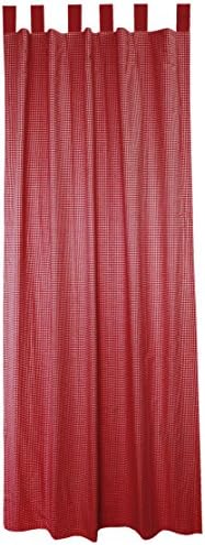 Seed Sprout 2 Piece Curtain Panels, Gingham/Lavender, 84"
