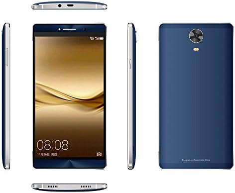 Unlocked 6.0" QHD 2.5D Glass IPS Android 5.1.1 Lollipop Smartphone Dual Sim Dual Standby MTK6580 Quad Core 1.3MHZ Cell Phone GSM/WCDMA GPS AGPS 5.0Mp Camera (Blue)