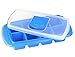Extra Large No Spill Ice Cube Tray with Cover/Lid -Colors May Vary-