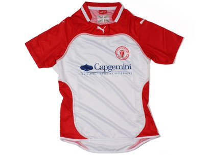 Biarritz 2010/11 Home Rugby Shirt White/Red - size 3XL Biarritz 2010/11 Home Rugby Shirt White/Red - size 3XL
