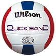 Wilson H4890X Beachvolleyball Quicksand, weiÃ?/rot/blau, Size 5