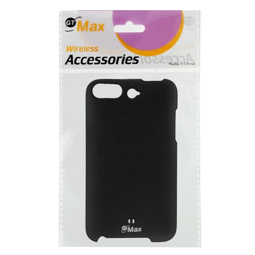 GTMax Durable Rubberized Slim Fit Back Hard Cover - Black for Apple Ipod Touch 2rd / 3rd Generation image