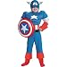 Child Deluxe Captain America Costume -3T-4T