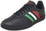 adidas Originals Mens Samba Leather Retro Sneaker,Black/Fairway/Light Scarlet,10 M US