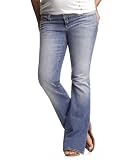 Gap Back Panel Boot Cut Jeans (Pale Distressed Wash)