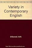 Variety in contemporary English