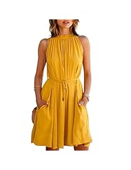 Sexy Linen Party Dress/Mini Dress 