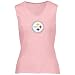 Reebok Pittsburgh Steelers Pink Ladies Heather Sleeveless T-shirt