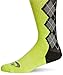 Nike Men's SB Argyle Skateboarding Performance Socks Large (8-12) Venom Green