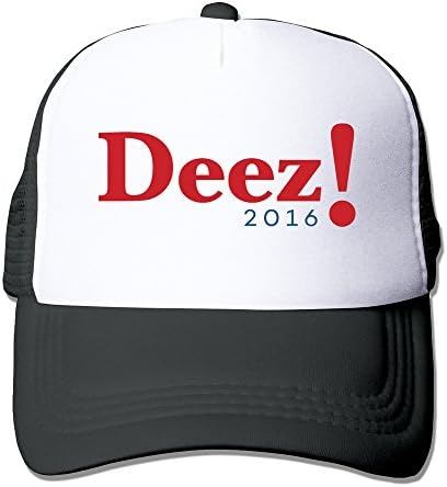 Mens 2016 Deez Mesh Back Baseball Cap Trucker Caps Black