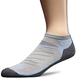 2 Pairs Pewter/Blue/Gray Large Swiftwick Vibe Zero 4 Golf Socks ZF110ZZL Bundle