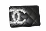 (シャネル)CHANEL　A26725　カンボンライン　カードケース/名刺入れ　黒×シルバー　並行輸入品 [ウェア&シューズ] CHANEL 名刺入れ