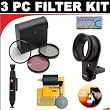 High Resolution 3-piece Filter Set (UV, Fluorescent, Polarizer) + Lenspen Cleaning System + Deluxe DB ROTH Accessory Kit For The Leica C-LUX-3, C-LUX-2, C-LUX-1, D-LUX-3, D-LUX-2 Digital Cameras