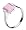 Kit Heath Sterling Silver 1060PO/S Ladies Pink Cubic Zirconia Ring