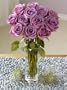 One Dozen Lavender Roses