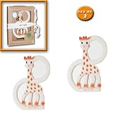 Sophie The Giraffe Vanilla Teething Ring - Set of 2 Gift Boxed