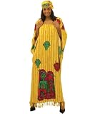 Masks Kaftan Caftan With Headwrap - One Size Fits All