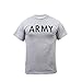 Rothco Mens Physical Training PT Workout T-Shirt, ARMY - Grey - M
