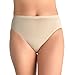 Vanity Fair Women's Seamless Strata Hi Cut Panty 13211, Damask Neutral, Medium/6