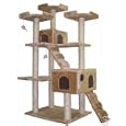 74" Jungle GYM Cat Tree Condo Scratcher Post Pet Bed Furniture F2040-Beige