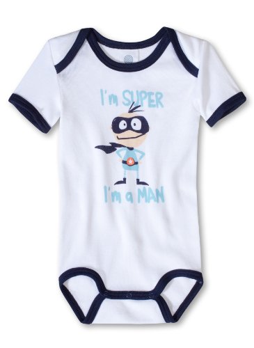 Sanetta Baby - Jungen Body  321353, Gr. 56, Wei&szlig; (10) Preisvergleich