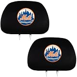 Headrest Seat Cover - MLB Baseball - New York Mets - Pair