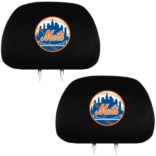 Headrest Seat Cover - MLB Baseball - New York Mets - Pair