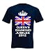 Navy Unisex t-shirt 'Queens diamond jubilee 2012'