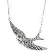 FOJO's 17.5" Sterling Silver Sparrow Necklace