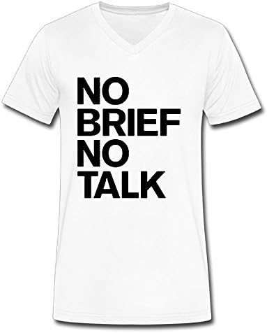 No Brief No Talk Performance V-neck Tee Shirt Short-sleeve For For Men