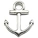 Qudasar PDTXCLS Yasirona 50 Anchor Charms Silver Tone