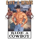 Save A Horse Ride A Cowboy Womens Scoop Neck T-Shirt