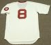 CARL YASTRZEMSKI Boston Red Sox 1975 Majestic Cooperstown Home Throwback Baseball Jersey, LARGE