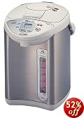 TIGER VE電気まほうびん<とく子さん> 電気ポット アーバンベージュ 3L PVQ-G300CU