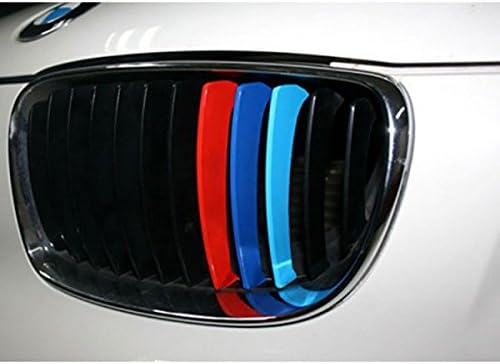BMW ///M tricolor front grille stripe