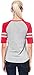 Disney Junior T-shirt Mickey & Minnie Mouse Print Athletic Jersey Stripes Raglan