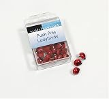 Pack of Ladybird shaped push-pins