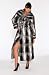 Natural Full Length Chinchilla Jacket with Crystal Lined Collar.